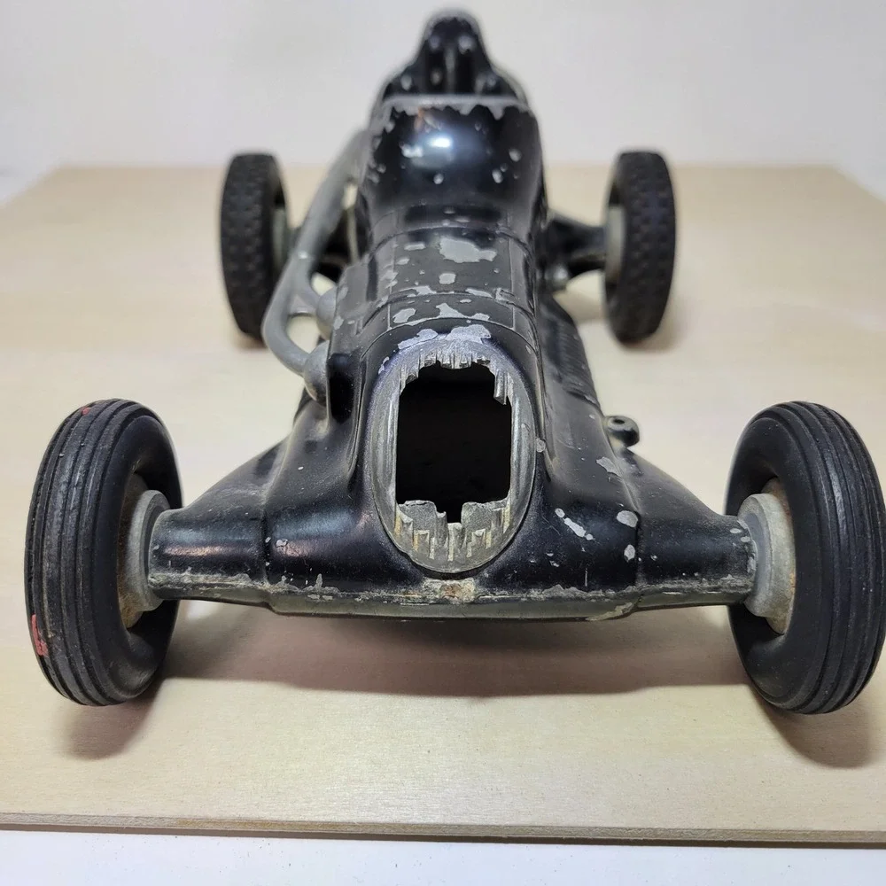 Vintage Cox‎ Thimble Drome Champion Metal Toy Race Car #21 Santa Ana